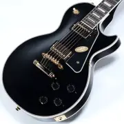 Epiphone Inspired by Gibson Les Paul Custom Ebony Electric Guitar w/gig bag New