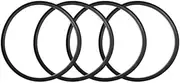 4Pcs Black Replacement Gasket for Contigo Snapseal Byron Travel Mug 16oz & 20oz, Glassware and Drinkware,Silicone Lid Seal Leak-Proof for Contigo Coffee Travel Tumbler Glassware and Drinkware