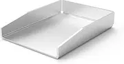 ELITE BBQ V2A Stainless Steel Universal Grill Plate BBQ Plancha 20 x 15 Solid 4 mm Thickness Grill Tray Roasting Plate Suitable for Charcoal Grills Gas Grills Such as Weber Napoleon Grill Campingaz