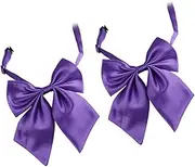 [TEMPNAP] Suit Bow Tie Solid Color Ribbon Bow Clips Black Ties Cosplay Necktie Bridal Headband Elegant Pearl Hair Men Ties Bow Hair Ties Bow Ties for Men Bride Headband Green Bow Navy