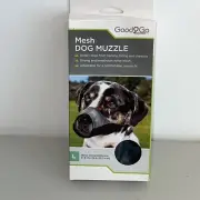 Good2Go Mesh Dog Muzzle Large 6-8 in. Nose Circumference, New