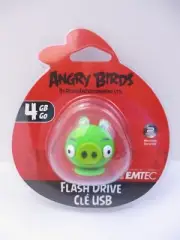 EMTEC - 4 GB USB 2.0 FLASH DRIVE - ANGRY BIRDS "PIG" - NEW UNOPENED