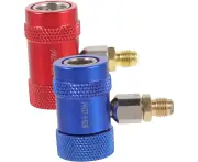 ibasenice 4pcs R134a Adapter Portable Air Conditioner Portable Air Conditioned Car Accessory Adapter Fittings Car Accessories Automobile Accessories Vehicl