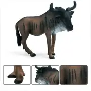 dollhouse horse animals African Wildebeest Model african animal figurines