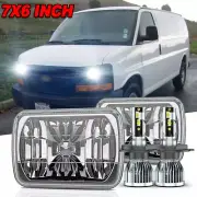 For Chevy Express 1500 2500 3500 Astro Cargo Van 5x7 7x6 LED Headlight DOT (for: Peugeot)