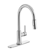 Glacier Bay Paulina Single-Handle Pull-Down Kitchen Faucet Polished Chrome