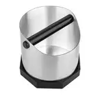 Conveniently Sized Coffee Knock Box in Stainless Steel with Anti Slip Features
