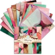 Color Mixture Scrapbook Paper 24 Sheet and Set Journaling