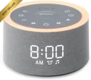 White Noise Alarm Clock, 29 Sounds, Night Light, Timer