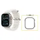 Apple Watch Ultra 2 海洋錶帶 白色＋保護殼