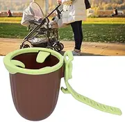 ElgnAura Easy Install Scooter Holder, Adjustable Wheelchair and Stroller Cup Holder, Outlast Black Gray Accessory for Bottles and Cups (Coffee Matcha)