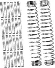 BESTYASH 36pcs Stainless Steel Pruning Shear Stainless Steel Silver Pruning Shears Part Pruning Shear Spring Replacement Replaceable Springs for Pruners