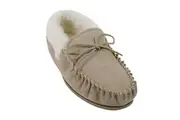Eastern Counties Leather Womens/Ladies Hard Sole Wool Lined Moccasins (Camel) - UTEL231