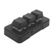MK321G 3-Key Mini Customized Mechanical Keyboard Blue Switch USB&2.4G2001