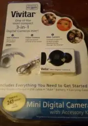 Vivitar Mini Digital Camera With Accessory Kit 3 In 1 New Sealed