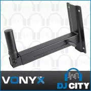 Vonyx Speaker Wall Mount Bracket PA Speaker Mounting Arm 15kg Max Load.