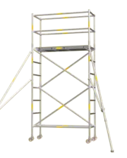 Aluminium Mobile Tower Scaffold, Short Series SH-30 (3.0m Platform High)