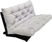 Cushion Outdoor Swing Cushion with Backrest Thick Cushions for Garden Hammock Bench Patio Back Cushions for Indoor and Outdoor Use (150 x 100 x 10 cm Light Grey)