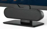 Computer Speakers for Desktop PC, USB Monitor Speaker Bar with Clip-On, Wired...