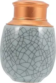 GANAZONO Ceramic Dog Urn for Pet Ashes Wear Resistant Cat Memorial Urn Compact Cremation Holder for Dogs and Cats Personalized Pet Remembrance Keepsake