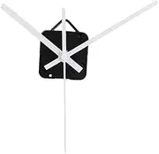 1Set Plastic Clock Movement Replacement White Shaft Mechanism Repair Parts