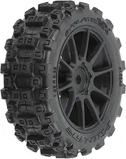 Pro-line Racing Badlands MX 1.9" All-Terrain Buggy Tires 4 Mounted on Mach-10 Black 1.9" 12mm Hex Wheels for Typhon GROM 4x4 Front or Rear PRO1024610