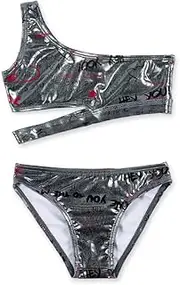 [Tuc Tuc] Girls' Bikini, Silver