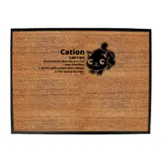 Animal Cation Cat - Funny Novelty Doormat Man Cave Floor mat