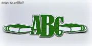 CRAFTECAFE ABC SCHOOL TITLE paper piecing premade scrapbook page piece WOLFFEY5