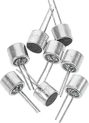 SECFOU Security Camera Mic 8pcs 6050 Electret Condenser Microphone Alerts