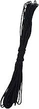 OKJHFD 2mm Dia 1 Strand Core Multi Function Outdoor Paracord for Camping Climbing Tying Rope Paracord Small Paracord Backpacking Paracord (Svart), Black, OKJHFD0dyco94ghk-01