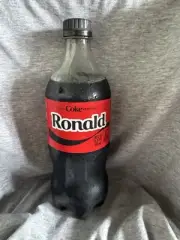 Share a Coke with Ronald 2025 Personalized Gift Coca Cola Bottle 20oz Zero