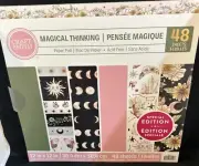 CraftSmith Magical Thinking Paper Pad Magique Wicca 12x12 48-Sht Crystals Moons
