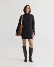 Tilda Knitted Wool Mini Dress