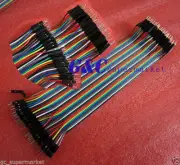 2PCS Arduino Shield 40pcs×20cm 2.54mm Male to Male Dupont cables