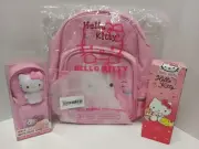 Sanrio Hello Kitty Kids Backpack, Pencil Case & Stainless steel insulated cup