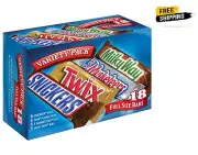 Snickers, Twix, Milky Way & More Assorted Milk Chocolate Candy Bars