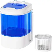 Mini Portable Washing Machine Single Tub 6.6lb Washer w/ Spin Cycle