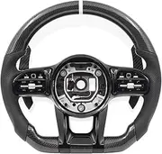 Car Carbon Steering Wheel Compatible With Benz AMG Class X253 W167 W177 W190 W205 W206 W213 W217 W222 W223 W290 W292 W463 W464(With button)
