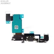 Gray Charging Port Headphone Jack Mic Flex Cable For iPhone 6S Plus 5.5'' NEW