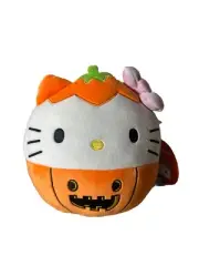 NEW Squishmallows Hello Kitty & Friends Halloween Pumpkin 8" Plush Hello Kitty
