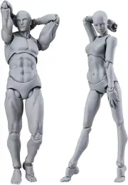 Artist Manikin Set - Male & Female Drawing Figures for Sketching & Painting