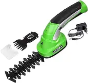 7.2V Garden Electric Trimmer Pruning Shears, Lawn Hedge Rechargeable Cordless Fence Scissors Weeder, Weeding Mower Tools