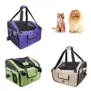 Petcomer Large Pet Carrier Dog Cat Car Booster Seat Portable Cage Travel Bag OZ