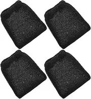 Vaguelly Universal Hair Dryer Nozzle Sock 4 Pieces Travel Diffuser Attachment Soft Sponge Cover for Home and Salon Styling