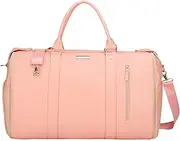 [Generic] Folding Travel Bag - Expandable Weekender Pouch, Versatile Duffel with Straps | Waterproof Travel Organizer for Women Men, Spacious Personal Carry Bag for Flights, Gym, Business Trips and Vacations