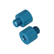 10-Piece Screw Adapter Set 1 / 4 Female To 3 / 8 Male Blue
