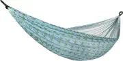 55" Brazilian Style Mesh Hammock in a Bag with Straps 375 lb Max UV Resistant