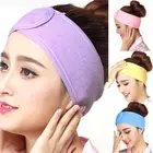 Women Soft Adjustable Towel Hair Wrap Head Band For Make Up Beauty Hair Band +hd