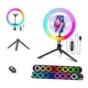 12" Selfie Ring Light with 4" Desktop Tripod Stand & 1 Phone Holder, STDLR12-V2